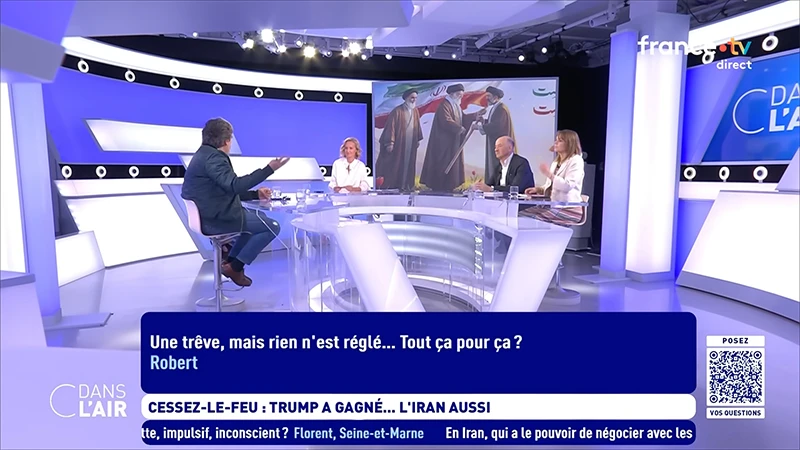 C dans l'air - modération et affichage questions spectateurs